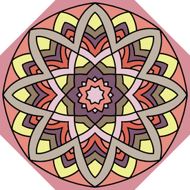 古典少数民族花纹底纹矢量