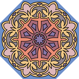 古典少数民族花纹底纹矢量