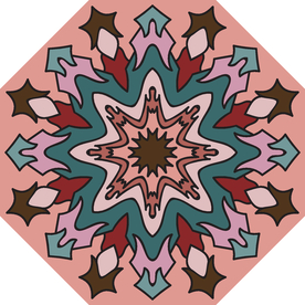 古典少数民族花纹底纹矢量