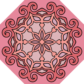 古典少数民族花纹底纹矢量