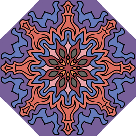 古典少数民族花纹底纹矢量