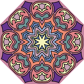 古典少数民族花纹底纹矢量