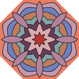 古典少数民族花纹底纹矢量