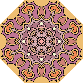 古典少数民族花纹底纹矢量