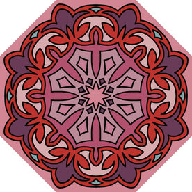 古典少数民族花纹底纹矢量