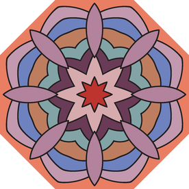 古典少数民族花纹底纹矢量