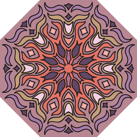 古典少数民族花纹底纹矢量