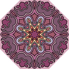 古典少数民族花纹底纹矢量