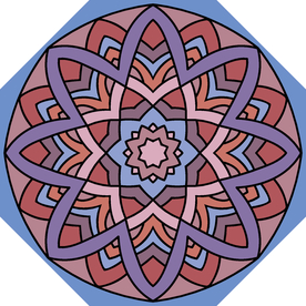 古典少数民族花纹底纹矢量