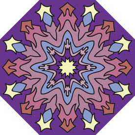 古典少数民族花纹底纹矢量