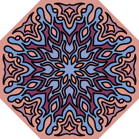 古典少数民族花纹底纹矢量