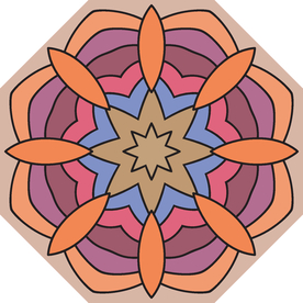 古典少数民族花纹底纹矢量