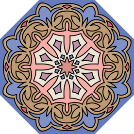 古典少数民族花纹底纹矢量