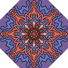 古典少数民族花纹底纹矢量