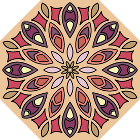 古典少数民族花纹底纹矢量