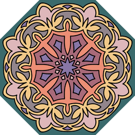 古典少数民族花纹底纹矢量