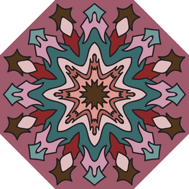 古典少数民族花纹底纹矢量