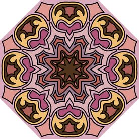 古典少数民族花纹底纹矢量