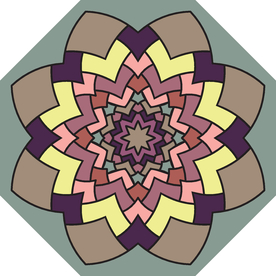 古典少数民族花纹底纹矢量