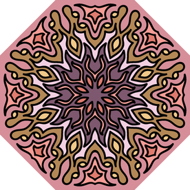 古典少数民族花纹底纹矢量