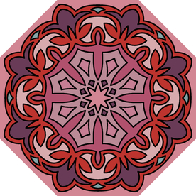 古典少数民族花纹底纹矢量