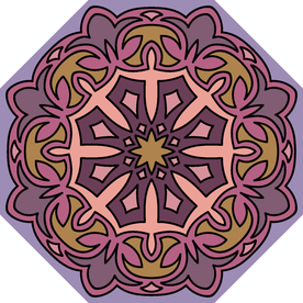 古典少数民族花纹底纹矢量