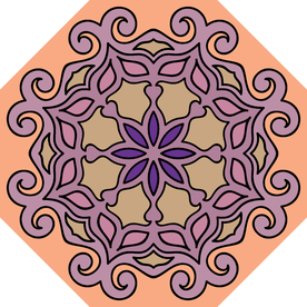 古典少数民族花纹底纹矢量