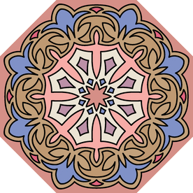 古典少数民族花纹底纹矢量