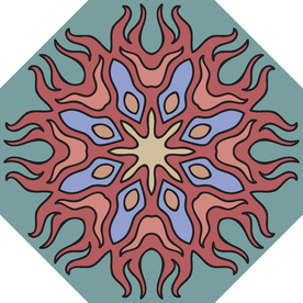 古典少数民族花纹底纹矢量