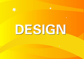 渐变暖色调海报背景设计