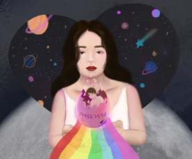 人物生活场景卡通插画