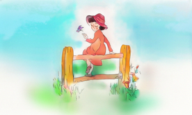 创意风景卡通插画