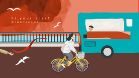 人物生活场景卡通插画