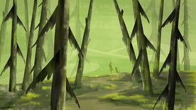 唯美风景创意插画