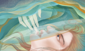 唯美风景创意插画