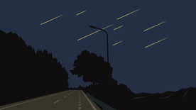 唯美风景创意插画