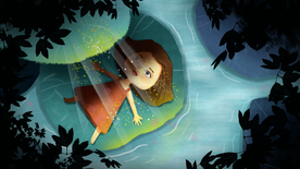 唯美风景创意插画