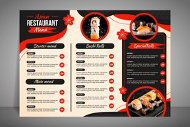 餐牌 价目表 传单