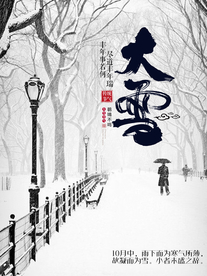 大雪海报