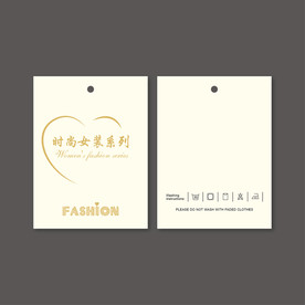 服装吊牌设计图片