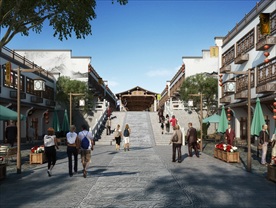 乡村改造乡村村头建设景观效果图