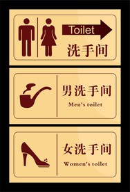 卫生间标识
