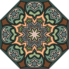 古典少数民族花纹底纹矢量