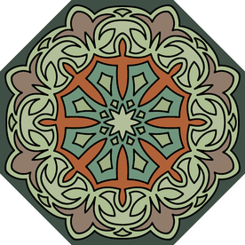 古典少数民族花纹底纹矢量