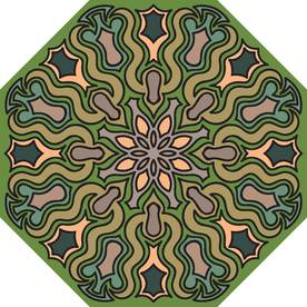 古典少数民族花纹底纹矢量