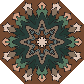 古典少数民族花纹底纹矢量