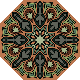 古典少数民族花纹底纹矢量