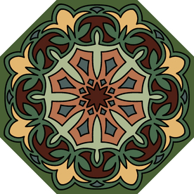 古典少数民族花纹底纹矢量