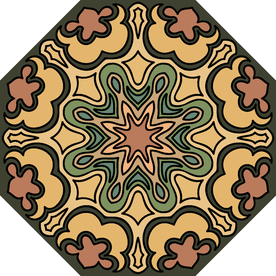 古典少数民族花纹底纹矢量