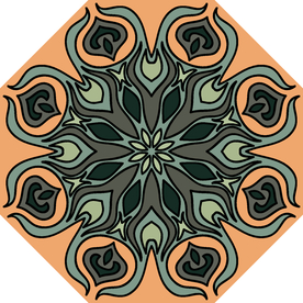 古典少数民族花纹底纹矢量